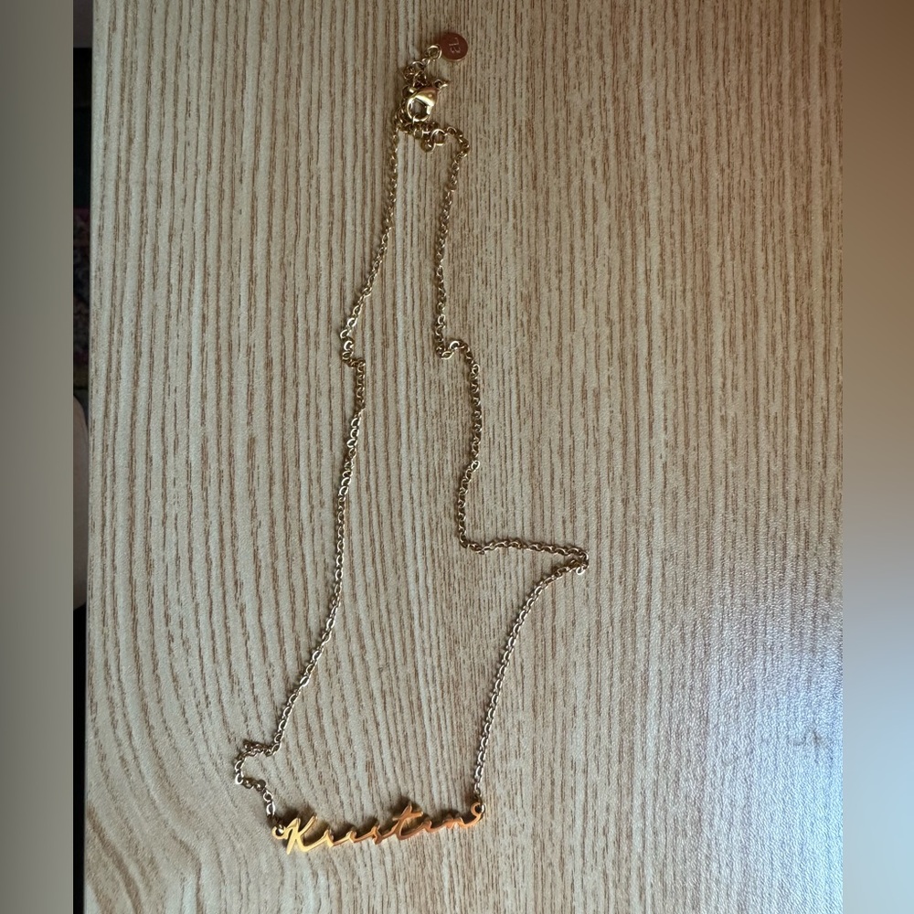 Signature name necklace